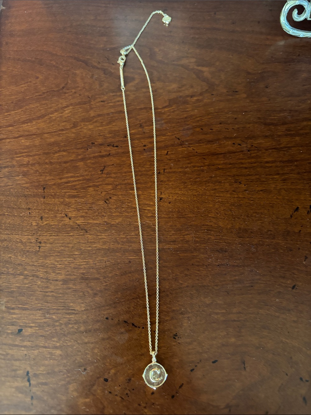 Kendra Scott Gold Initial C Pendant Necklace